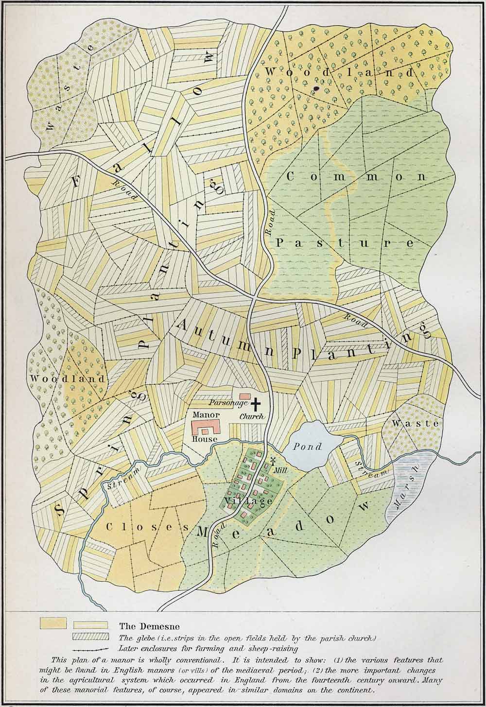 Plan of a Medieval Manor